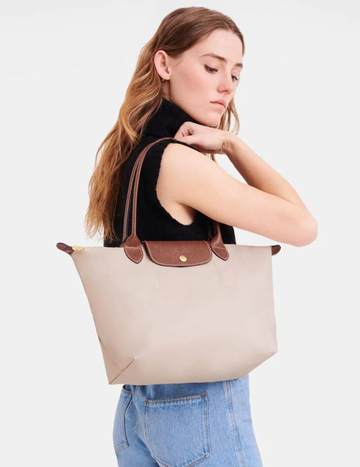 Longchamp Le Pliage Original Medium White Tote bag